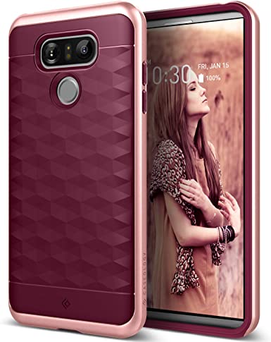 Caseology Parallax for LG G6 Case (2017) - Award Winning Design - Burgundy