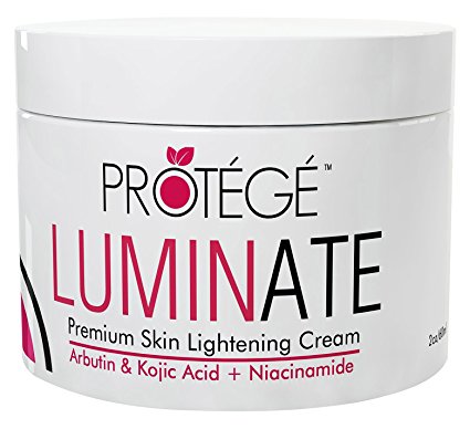 Skin Lightening Cream - LUMINATE - Natural Whitening Ingredients to Lighten Skin   Lightens Facial Dark Spots   Removes Discoloration without Bleaching   Reduces Hyperpigmentation   Fades Melasma (2 oz)