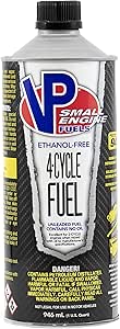 VP Racing Fuels 6205 SEF 4 Cycle Unleaded Fuel, Contains No Oil, 1 Quart