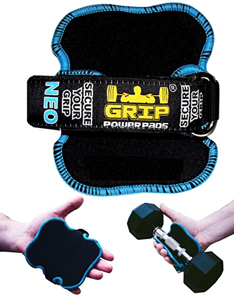 Original Lifting Grips by GRIP POWER PADS The Alternative To Gym Workout Gloves Comfortable & Light Weight Grip Pad For Men & Women That Want To Eliminate Sweaty Hands Gym Gloves (Single Pair)