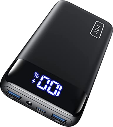 INIU Portable Charger, 22.5W 20000mAh USB C in & out Power Bank Fast Charging, PD 3.0 QC 4.0 LED Display Phone Battery Pack Compatible with iPhone 13 12 11 Pro Samsung S21 Google LG iPad Tablet, etc.