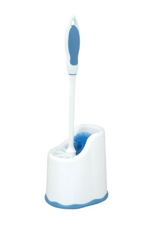Superior Toilet Brush with Pan and Lip -165 (White)