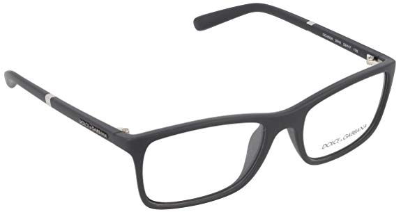 Dolce & Gabbana Men's DG5004 Eyeglasses Black Rubber 53mm