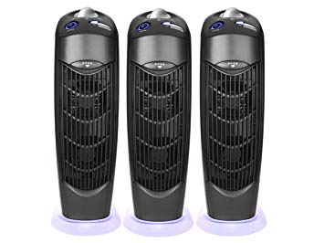 Atlas Three Ionic UV Electrostatic Carbon Filter Air Purifiers no Main Filter Replacement