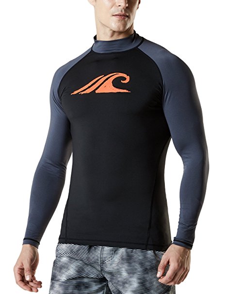 Tesla Men's UPF 50  Long Sleeve Rashguard MSR13/MSR12/MSR11/MSR10/MSS03