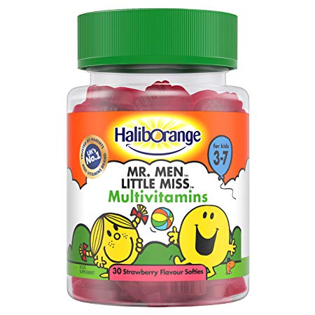 Haliborange Kids Mr. Men Little Miss Multivitamins Strawberry softies 30
