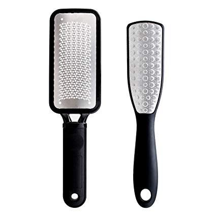 2PCS Pedicure Rasp Foot File,Professional Cracked Skin Corns Callus Remover for Smooth and Beauty Foot