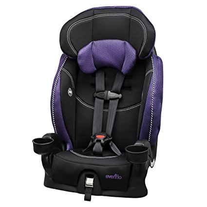 Evenflo Chase LxHarnessed Booster Car Seat, Jasmin