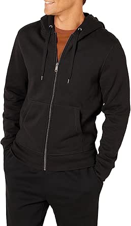 Amazon Essentials Men's Full-Zip Fleece Hoodie (Available in Big & Tall)