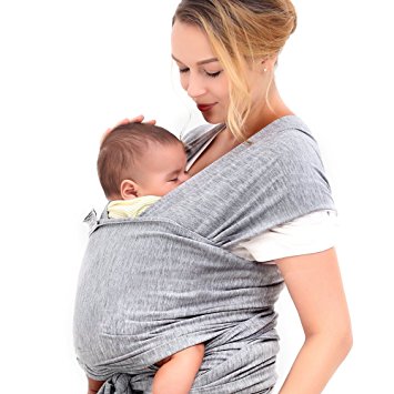 Cozy Baby Wrap for Newborns, Infants & Toddlers | High Quality Baby Carrier | 3 Carrying Positions | Soft Cotton and Comfort Spandex Machine Washable | 100% Infinity Guarantee | with Instructional DVD