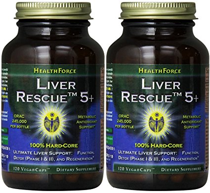 Healthforce Liver Rescue 5.1, 120 Count (2 Pack)