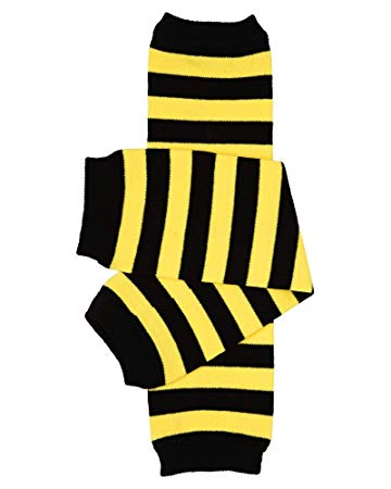 juDanzy Bumblebee Bee Black and Yellow Stripe Baby and Toddler Boys and Girls Leg Warmers