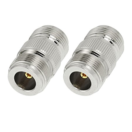 2pcs N Female to Female Coax Connector Adapter Couplers