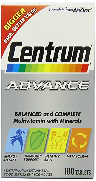 Centrum Advance Multivitamin Tablets - Pack of 180