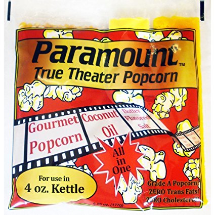 4oz Popcorn Packets - Perfect Portion Packs For 4 oz Popcorn Maker Machine Popper - Case of 24