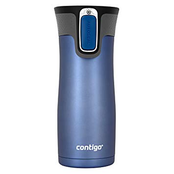 Contigo 2028190 Autoseal West Loop 2.0 Travel Mug, Stainless Steel, Monaco Trans Matte