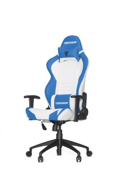 Vertagear Racing Series S-Line SL2000 Ergonomic Racing Style Gaming Office Chair - White/Blue