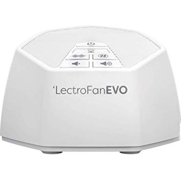Adaptive Sound Technologies LectroFan Evo White Noise Sound Machine with 22 Unique Non-Looping Fan and White Noise Sounds and Sleep Timer