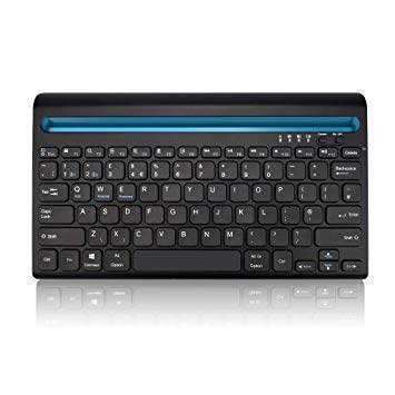 JTD Bluetooth Keyboard Wireless Keyboard for Windows and Mac Computers, Android and iOS Tablets and Smartphones