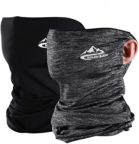 SKL Neck Gaiter Face Mask, Sun Protection Breathable Bandana Balaclava