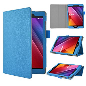 KuGi LG G PAD X 8.0 / LG G pad III 8.0 case - Multi-Angle Stand Slim-Book PU Leather Cover Case for LG G PAD X 8.0 / LG G pad III 8.0 tablet (Blue)