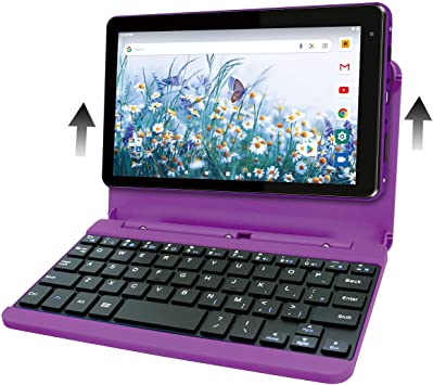 RCA Voyager Pro  [RCT6876Q22K00] 7 Inches 2GB RAM 16GB Storage with Keyboard Case Tablet Android 10 (Go Edition) (Purple)