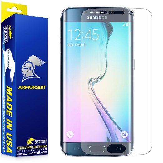 ArmorSuit MilitaryShield - Samsung Galaxy S6 Edge Matte Screen Protector [Full Screen Coverage] Anti-Glare Shield with Lifetime Replacement