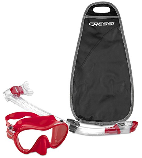 Cressi Frameless Mask &amp Supernova Dry Snorkel