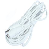 Hanvex 12 ft 21mm x 55mm DC Plug Extension Cable for Power Adapter 20AWG White