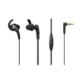 Audio Technica Sonic Fuel ATH-CKX9iS In-ear Headphones with In-line Mic and Control Black