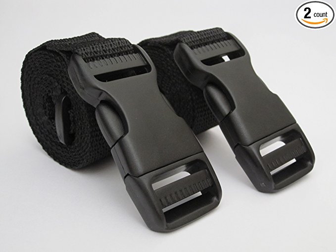 Molle Backpack Accessory Straps - Quick Release Buckle - Made in USA