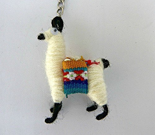 Good Quality Peruvian Llama Keychain - Cusco Animal Alpaca Keychains