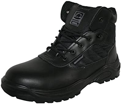 Steel Toe Cap Combat Tactical Safety Ankle Boots Security Military Police Boot