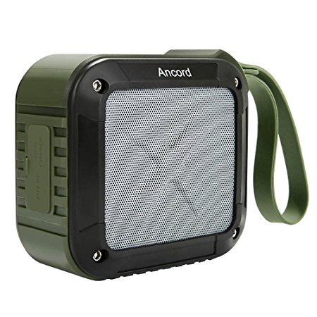 Portable Outdoor Bluetooth Speaker Suitable for Shower - Waterproof & Rechargeable (Green)