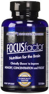 FOCUSfactor Dietary Supplement 300 Tablets, America's #1 Selling Brain Supplement, Supports and Maintains Memory, Concentration, and Focus.