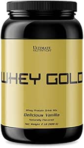 Ultimate Nutrition Whey Gold Protein Powder with 20 Grams of Protein and Amino Acids for Maximum Muscle Growth and Recovery, 27 Servings, Vanilla