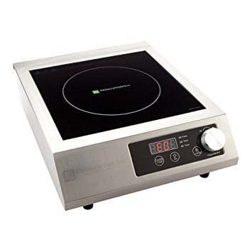 Professional Portable Induction Cooktop RWT0093 – 1800W (120V) Countertop Induction Cooker with Digital Temperature Display - Perfect for Restaurants and Catering Events -  Restaurantware