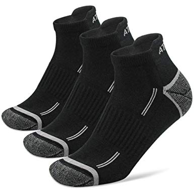 ATACAT No-Show Compression-Fit Running Socks for Men and Women