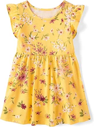 The Children's Place Baby Girls' and Toddler Short Sleeve Everyday Dresses