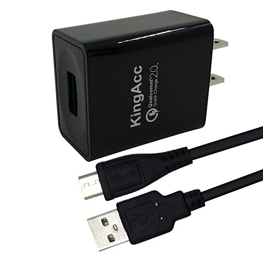 KingAcc Quick Charge 2.0 18W Turbo USB Wall Charger