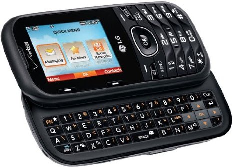 LG VN251 VN 251 COSMOS 2 Verizon Wireless Slider Keyboard Bluetooth Cell Phone