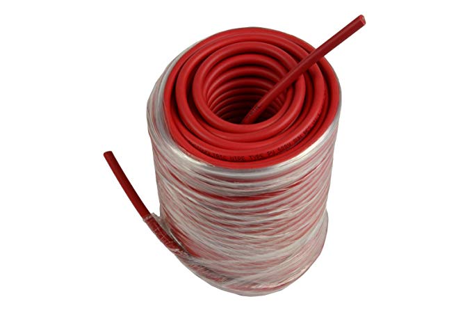Temco 10 AWG Solar Panel Wire 100' Power Cable Red UL 4703 Copper Made in USA PV Gauge