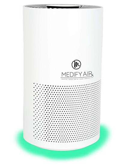 Medify MA-Smart WiFi App, Alexa Enabled Medical Grade True HEPA Air Purifier for up to 1,000 sq ft | H13 (99.97%) | Particle Sensor with Light Indicator