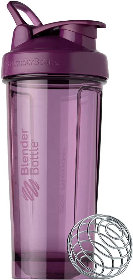 BlenderBottle Shaker Bottle Pro Series Perfect for Protein Shakes and Pre Workout, 28-Ounce, Color Berry