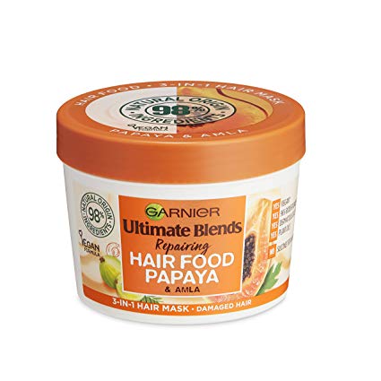 Garnier Ultimate Blends Hair Food Papaya 3-in-1 Damaged Hair Mask Treatment 390ml