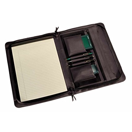 RYC306BLACK5 - Royce Leather Executive Zip Around Padfolio