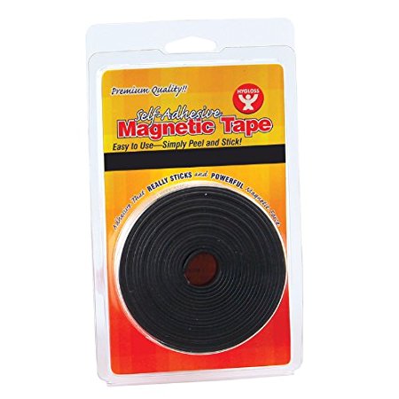 Hygloss Products, Inc. Magnetic Tape, Self- Adhesive, 1/2-Inch x 30-Inch