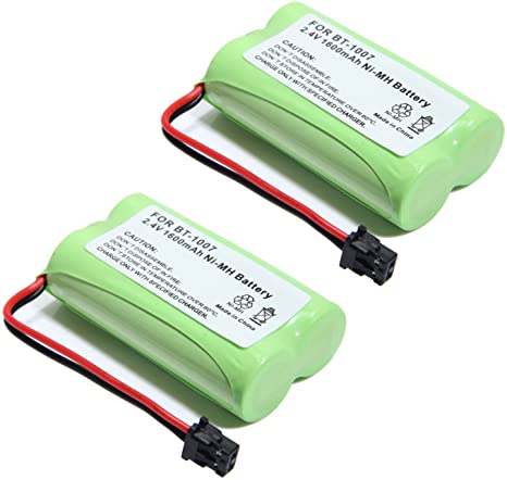 MegaPower (TM) 2 x 1600mAh Phone Battery For Uniden BT-1007 BT904 BP904 BT1007 BT1015 Panasonic HHR-P506