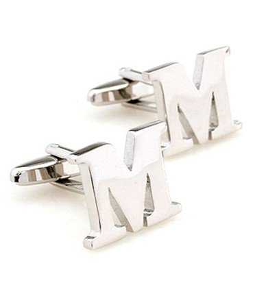 Initial Cufflinks (Alphabet Letter) by Men's Collections