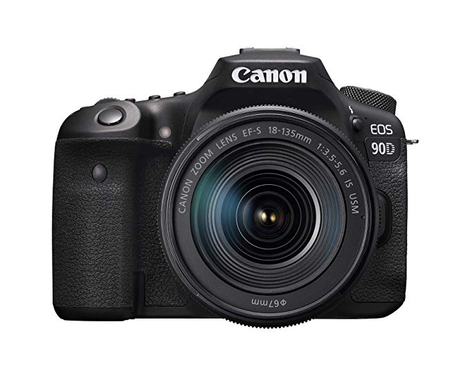 Canon 90D Digital SLR Camera with 18-135 is USM Lens